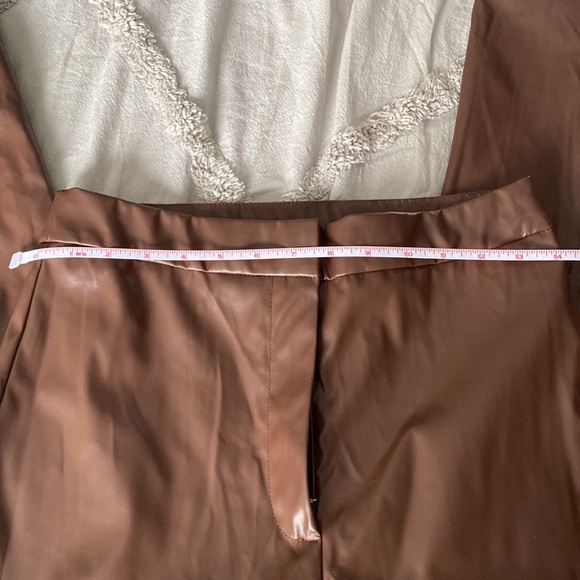 SHEIN Vegan Leather Pants - Picture 6 of 7